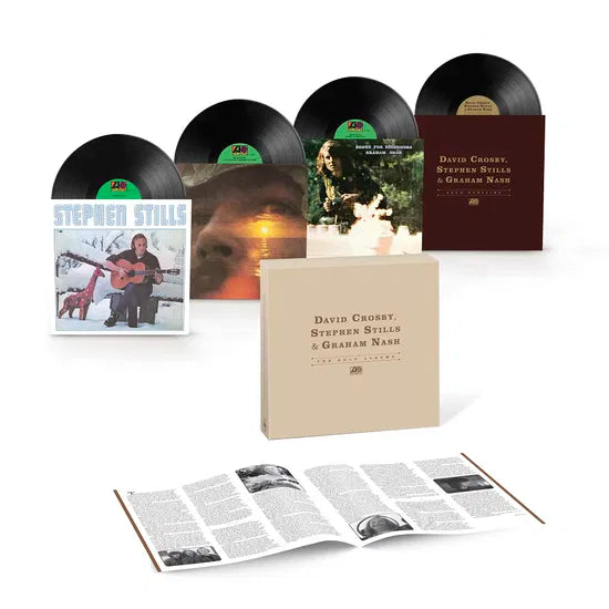 4discs LP David Crosby, Stephen Stills,  The Solo Albums 8122780573 RHINO 未開封 /01040 David Crosby, Stephen Stills, Graham Nash - The Solo Albums (4LP