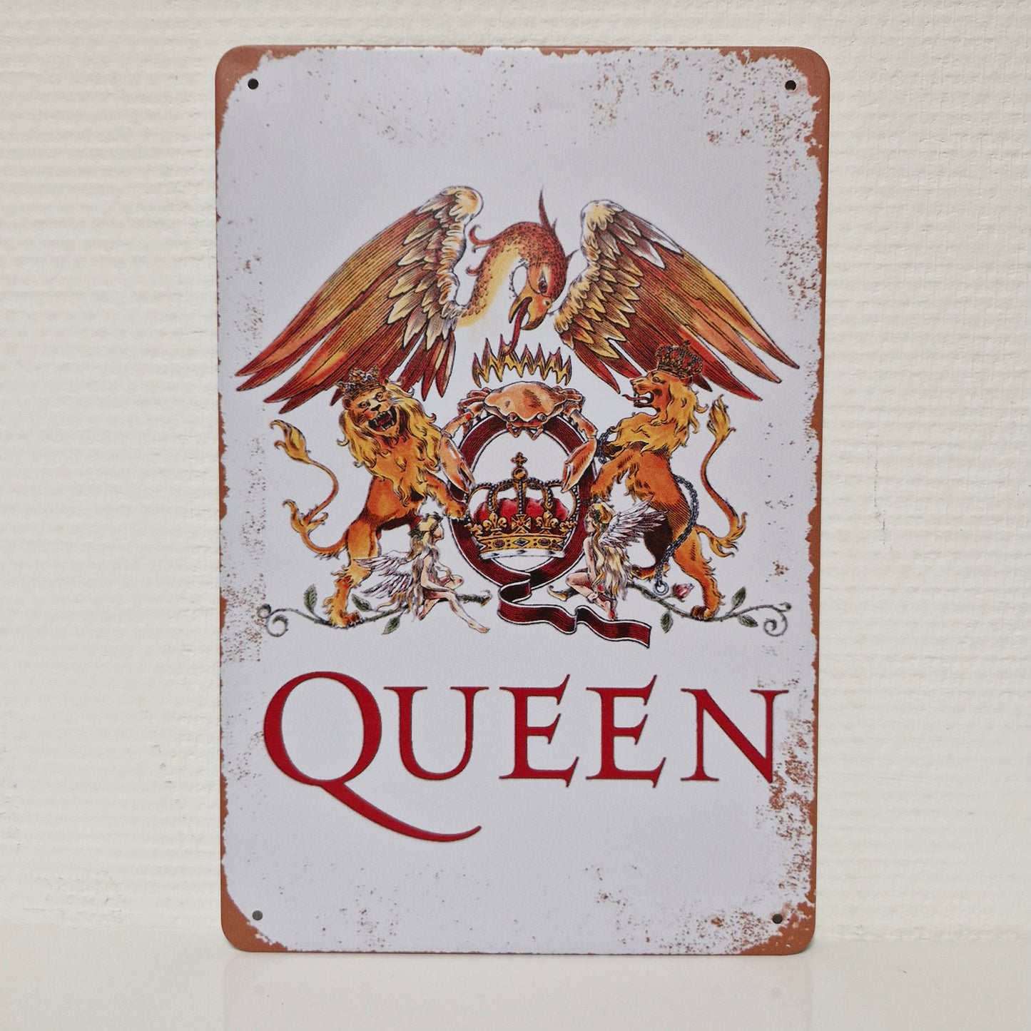 Metal Wall Sign - Queen Logo