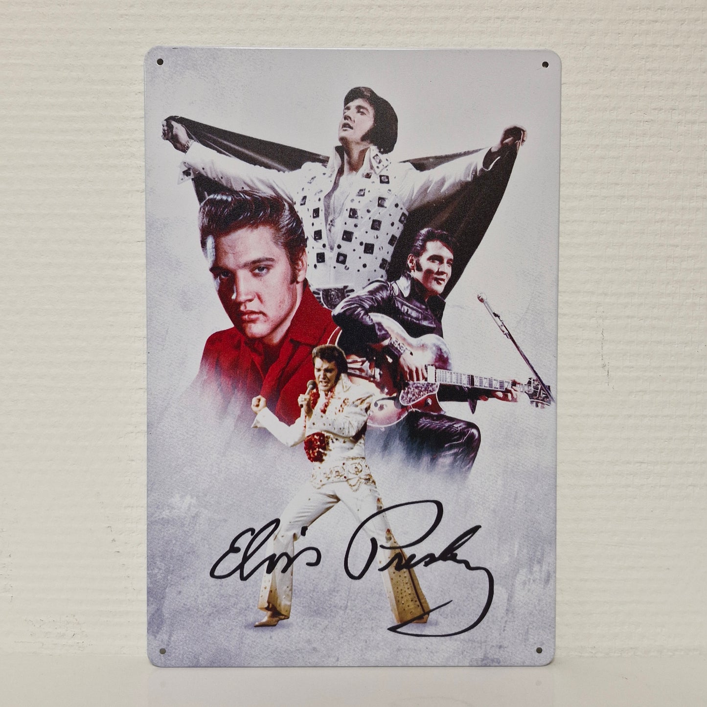 Metal Wall Sign - Elvis Presley Live