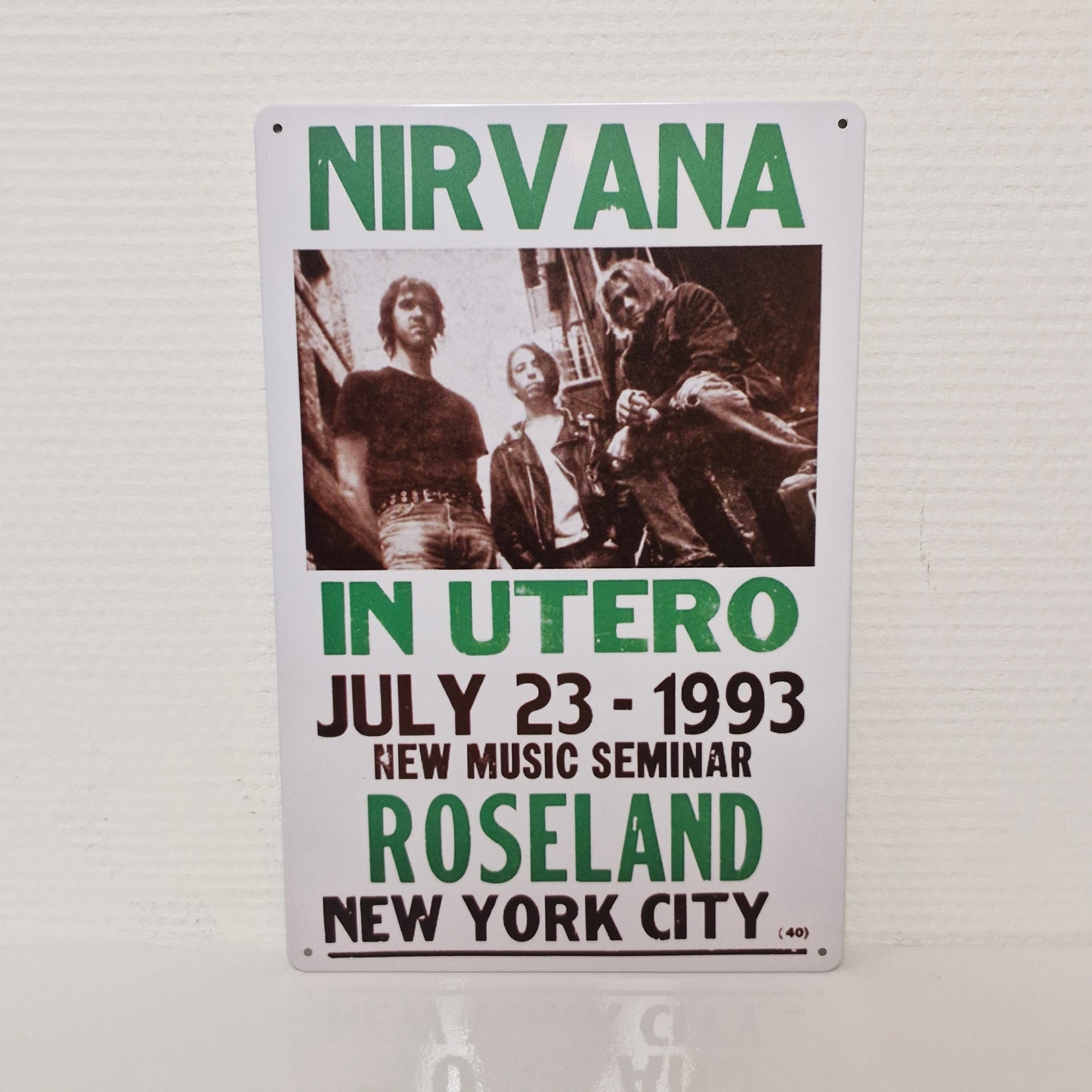 Metalen Wandbord - Nirvana