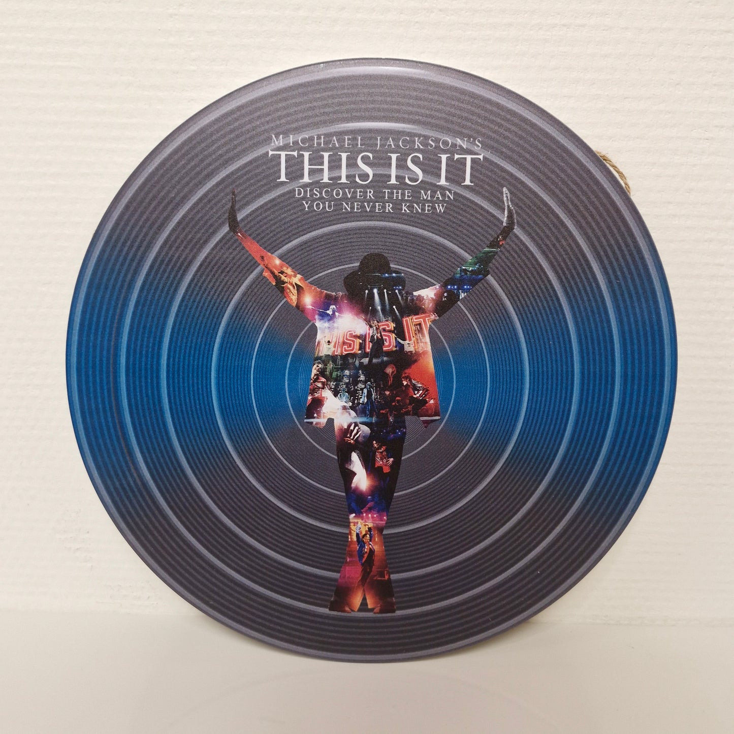 Metal Wall Sign Round - Michael Jackson