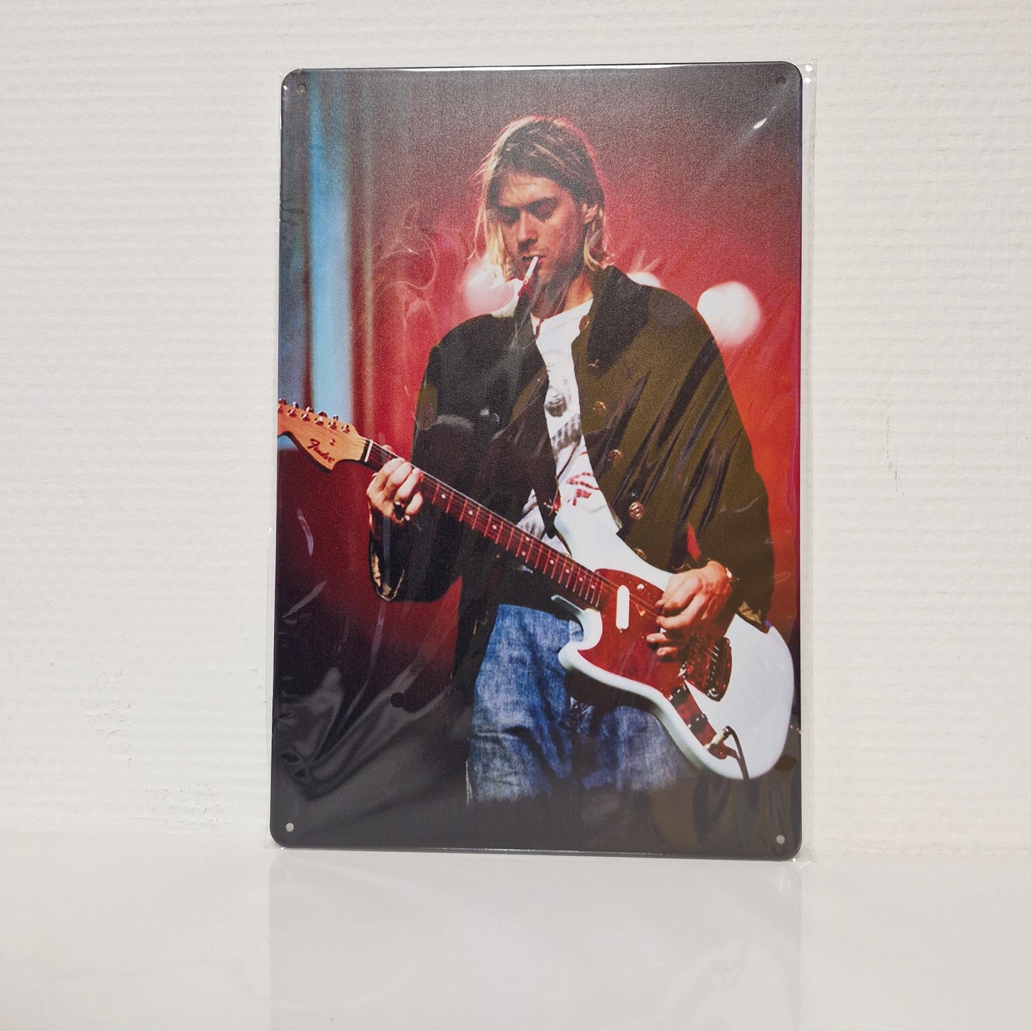 Metalen Wandbord - Kurt Cobain