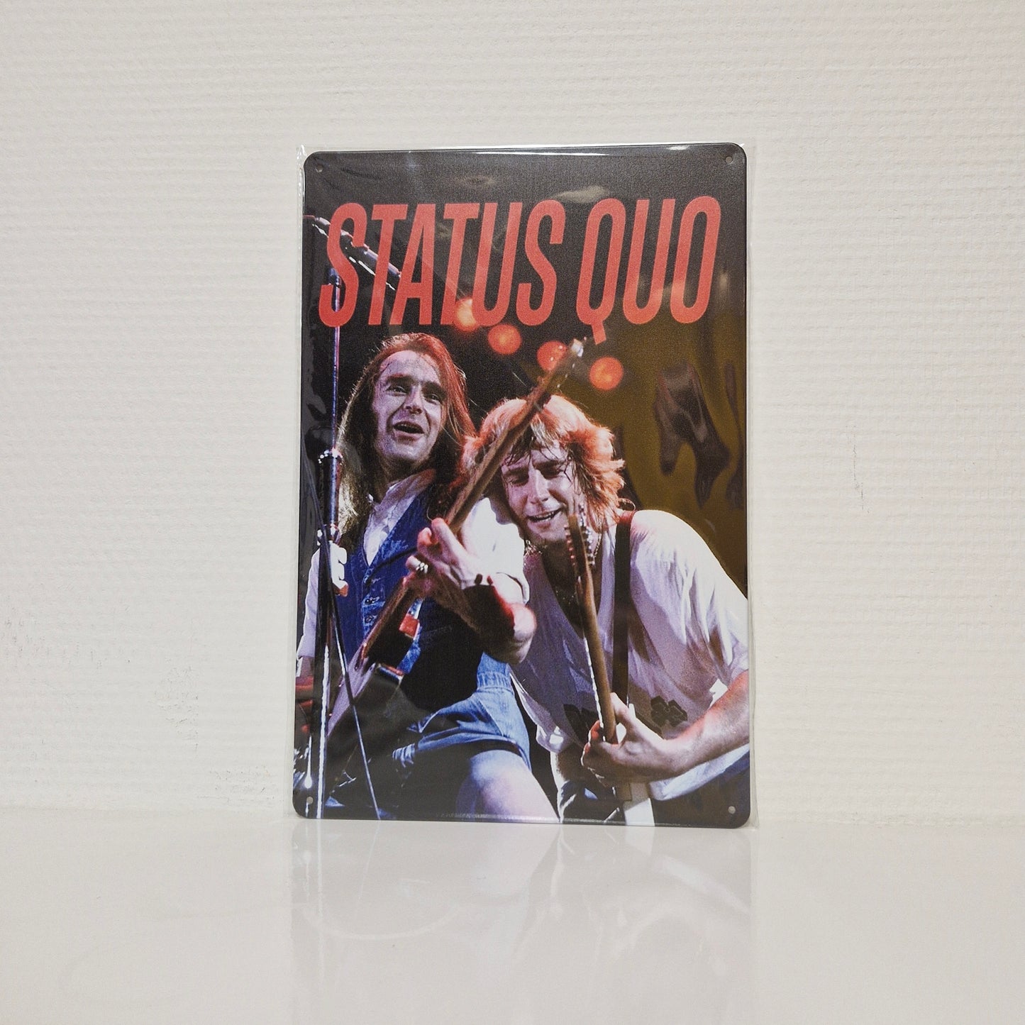 Metalen Wandbord - Status Quo