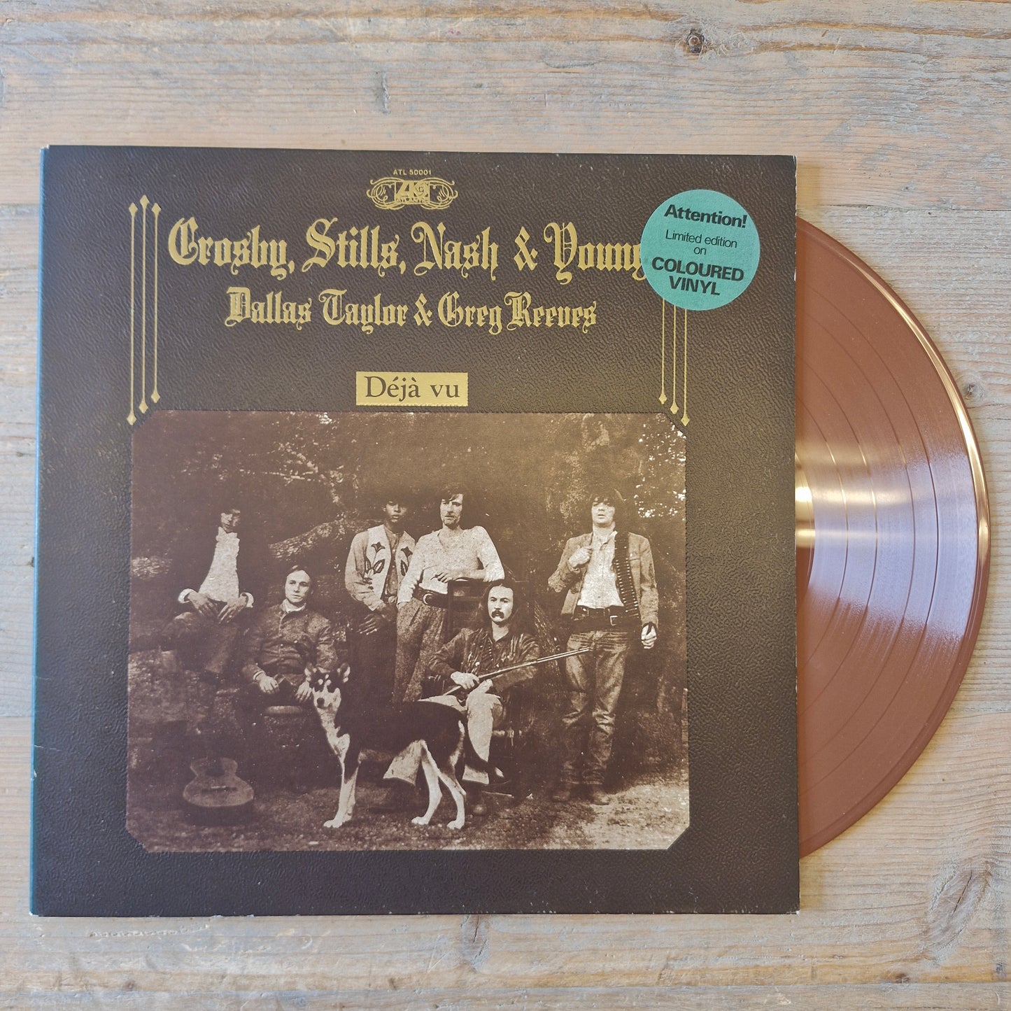 Crosby, Stills, Nash & Young – Déjà Vu -Brown- (LP) (H60)