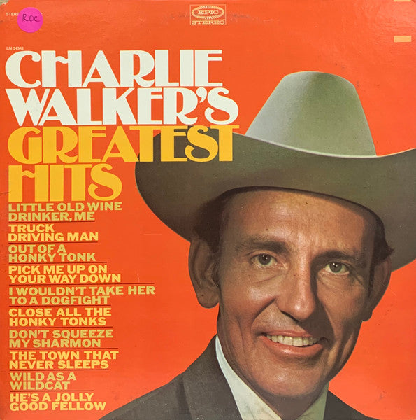 Charlie Walker – Greatest Hits (LP) (A50)