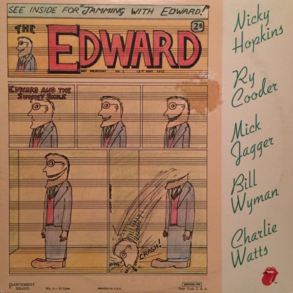 Nicky Hopkins, Ry Cooder, Mick Jagger, Bill Wyman, Charlie Watts – Jamming With Edward! (LP) (H10)
