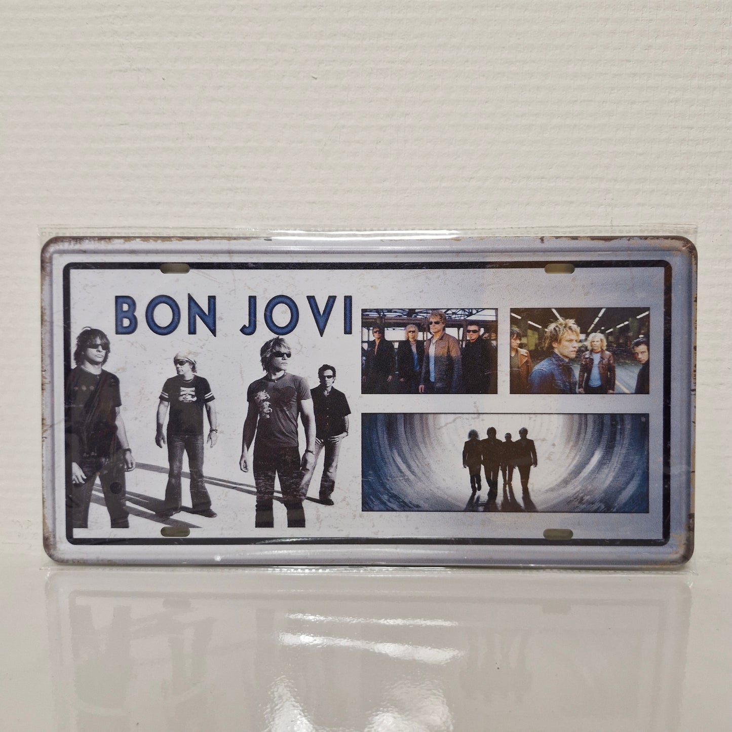 License Plate Wandbord - Bon Jovi