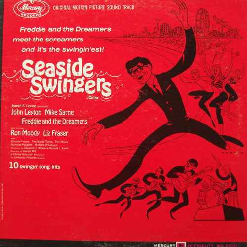 John Leyton - Mike Sarne - Freddie And The Dreamers – Seaside Swingers - Original Motion Picture Soundtrack (LP) (C70)