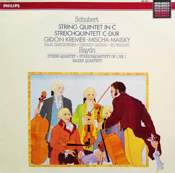 Franz Schubert / Joseph Haydn– String Quintet In C / String Quartet in B-Flat (LP) (C10)