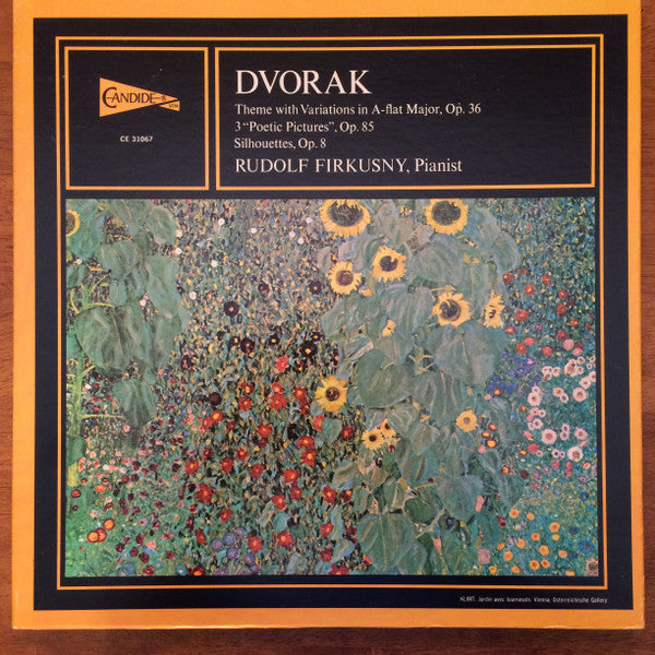 Rudolf Firkušný – Dvorak, Theme With Variations In A-flat, Op. 36 (LP) (K30)