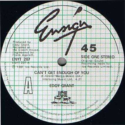 Eddy Grant – Can't Get Enough Of You (12") (T20)
