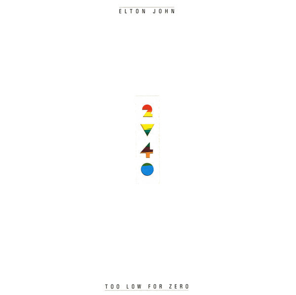 Elton John – Too Low For Zero (LP) (F80)