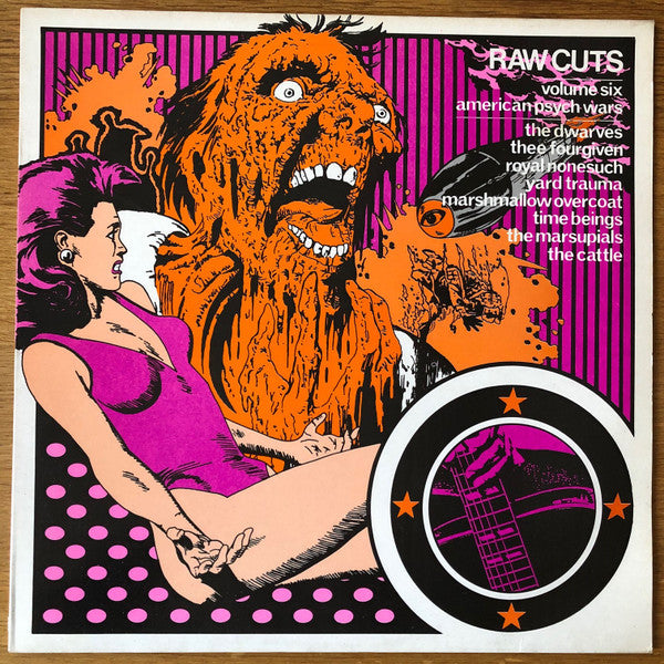 Various – Raw Cuts Volume Six - American Psych Wars (LP) (A60)