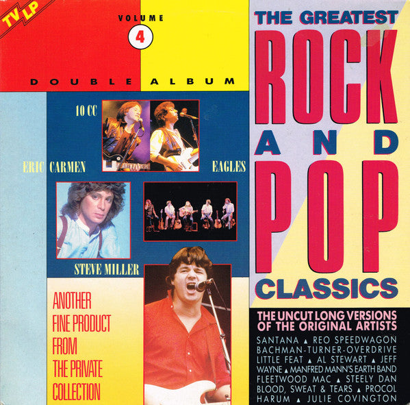 Various – The Greatest Rock And Pop Classics - The Private Collection Vol. 4 (2LP) (E70)