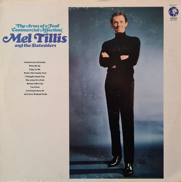 Mel Tillis And The Statesiders – "The Arms Of A Fool" "Commercial Affection" (LP) (M10)