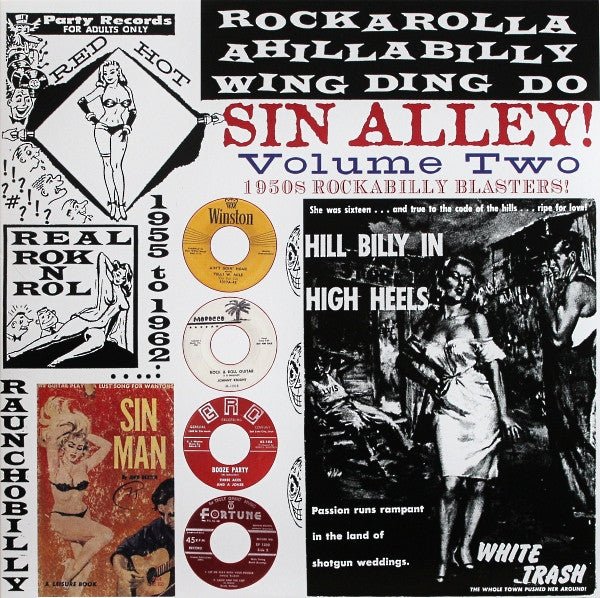 Various – Sin Alley! Volume Two (Rock-A-Rolla A-Hillabilly Wing Ding Do ?!) (LP) (K10)