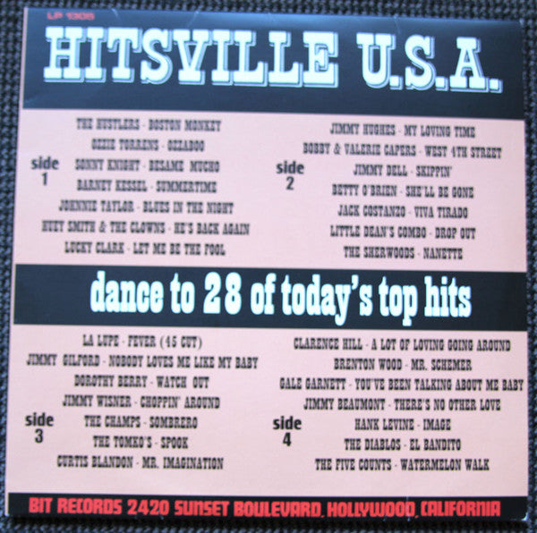Various – Hitsville U.S.A. Dance To 28 Of Today's Top Hits (2LP) (D50)