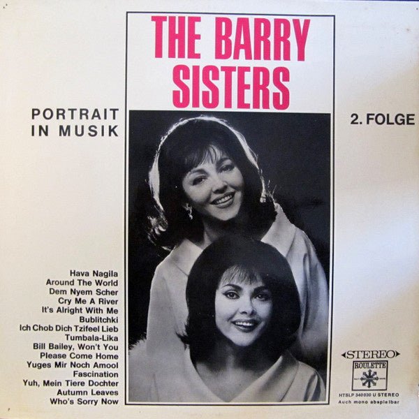 Barry Sisters – Portrait In Musik 2. Folge (LP) M20 - Bob's Vinyl