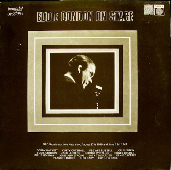 Eddie Condon β Eddie Condon On Stage (LP) H20 - Bob's Vinyl