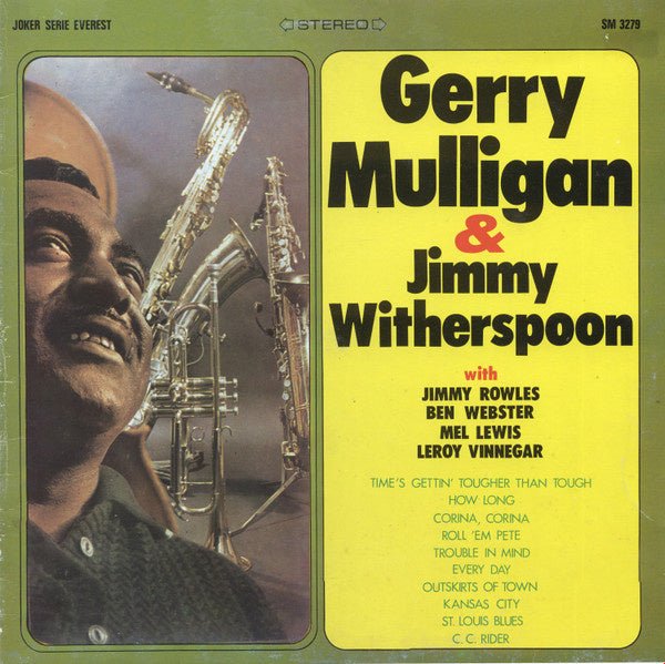 Gerry Mulligan & Jimmy Witherspoon - Gerry Mulligan & Jimmy Witherspoon (LP) D40 - Bob's Vinyl