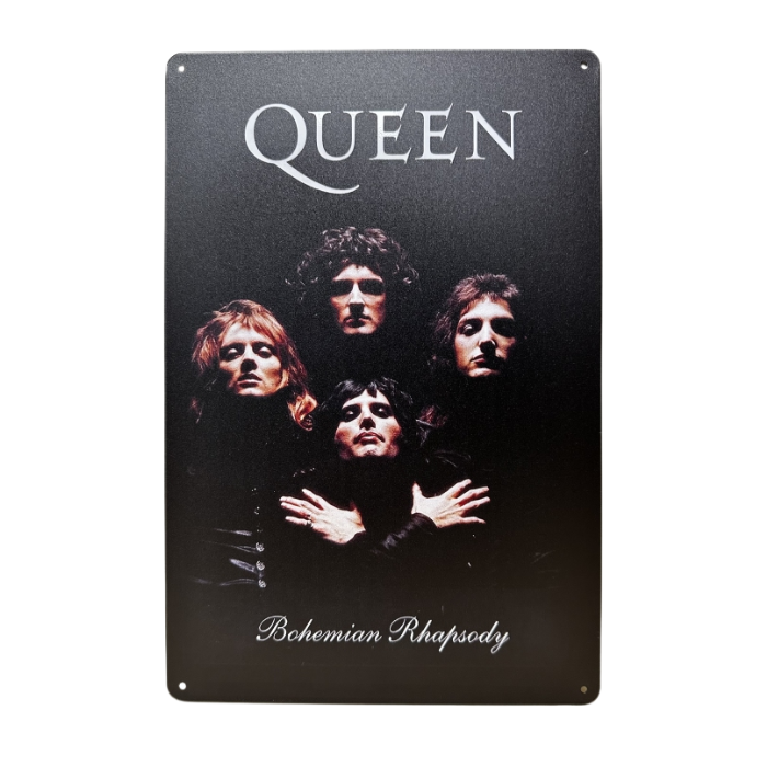 Metalen Wandbord - Queen