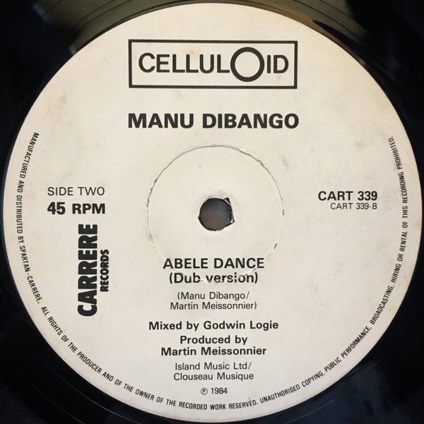Manu Dibango – Abele Dance (12" Single) T50 - Bob's Vinyl
