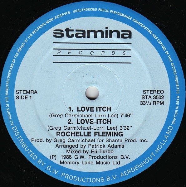 Rochelle Fleming – Love Itch (12" Single) T40 - Bob's Vinyl