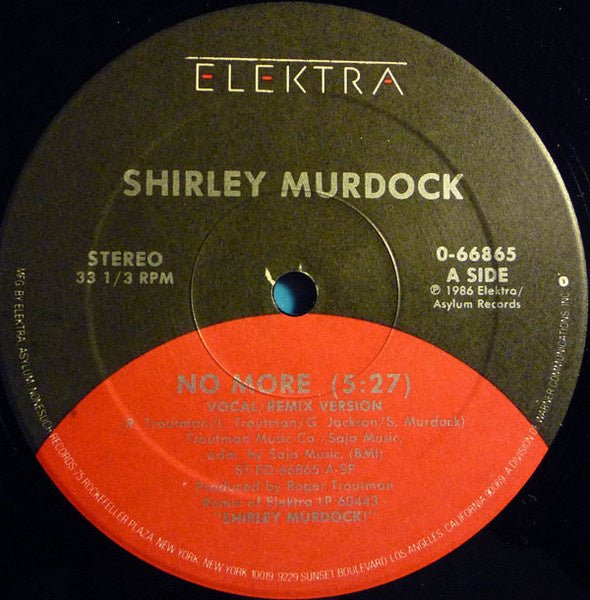Shirley Murdock – No More (12" Single) T20 - Bob's Vinyl
