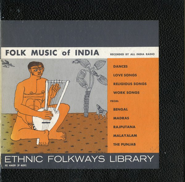 Various – Folk Music Of India (LP) A80 - Bob's Vinyl
