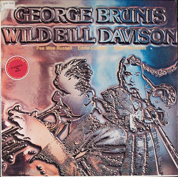 George Brunis And His Jazz Band / "Wild Bill" Davison And His Commodores - Tin Roof Blues (LP) D20