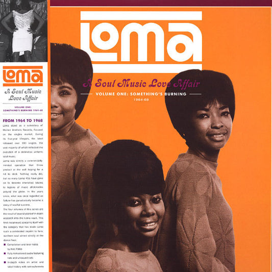 Various - Loma: Soul Music Love Affair (Volume One: Something's Burning 1964-1968) (LP) C80