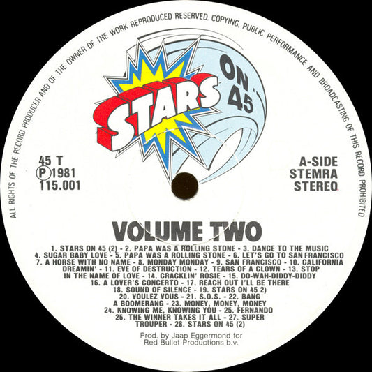 Stars On 45 – Stars On 45 Vol. 2 (12" Single) T50