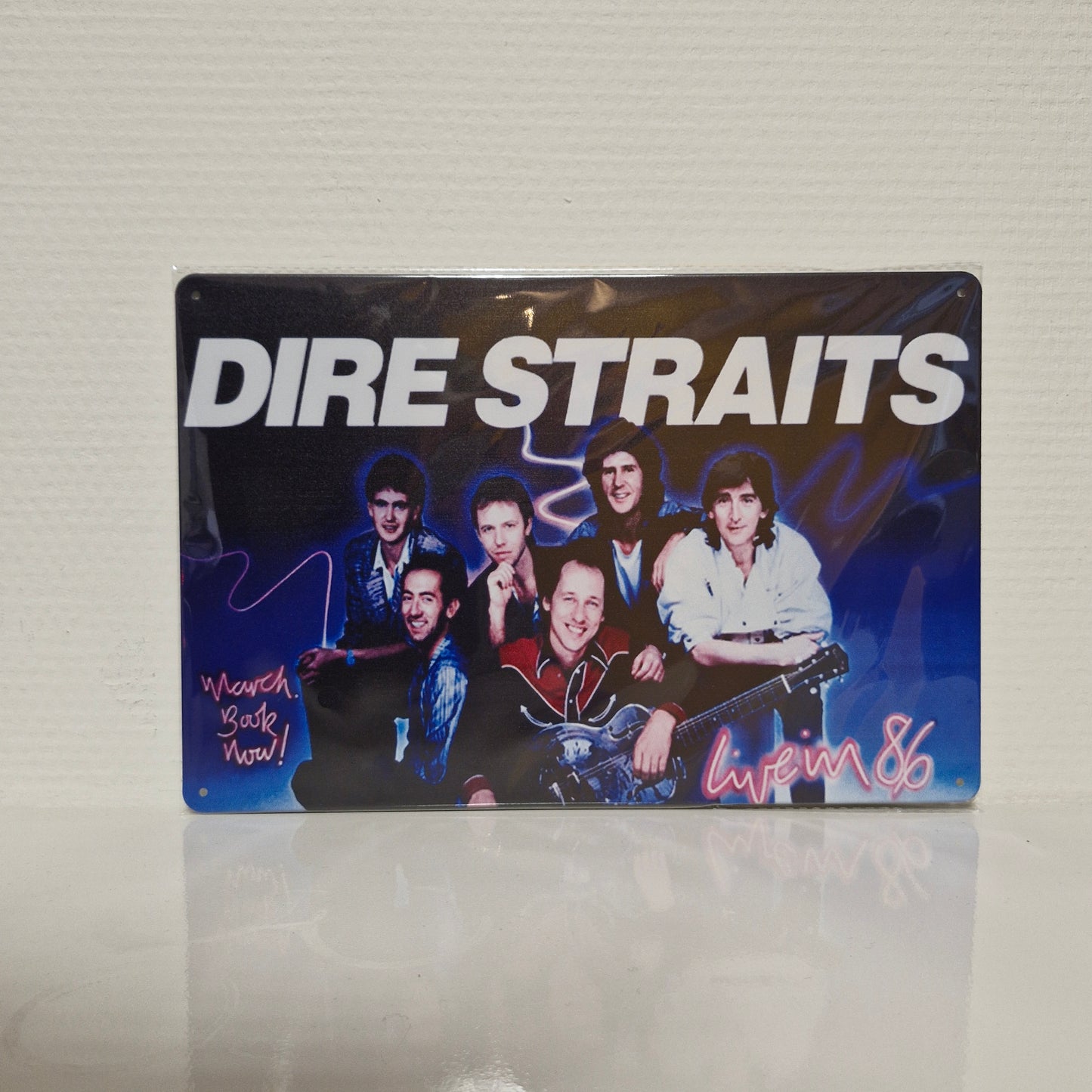 Metalen Wandbord - Dire Straits
