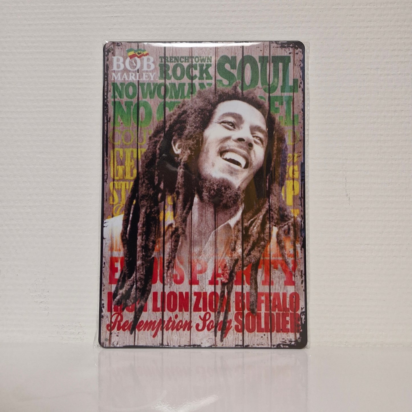 Metalen Wandbord - Bob Marley
