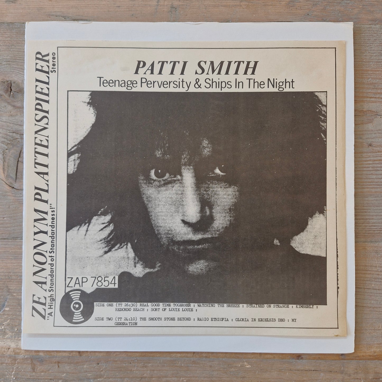 Patti Smith – Teenage Perversity & Ships In The Night (LP) (C20)