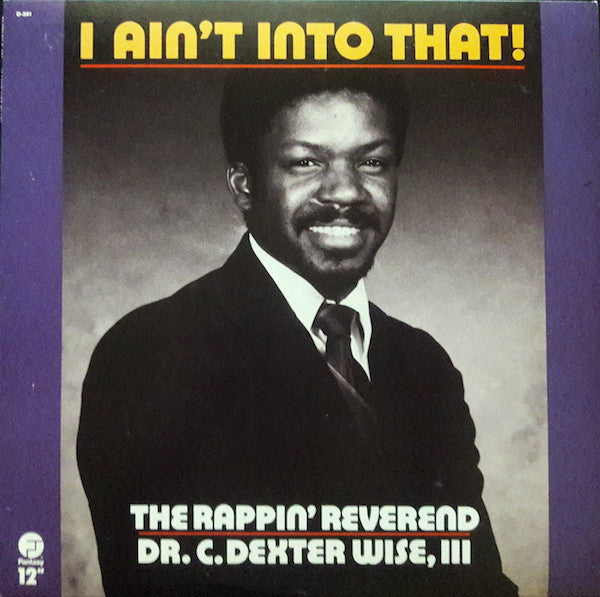 The Rappin' Reverend – I Ain't Into That (12" Single) T60