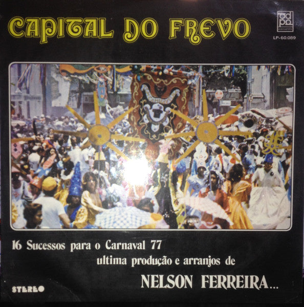 Various - Capital Do Frevo: 16 Sucessos Para O Carnaval 77 (LP) H20