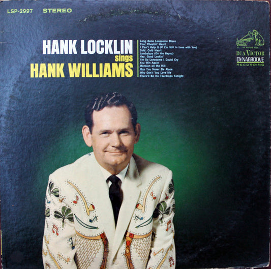 Hank Locklin – Hank Locklin Sings Hank Williams (LP) J50