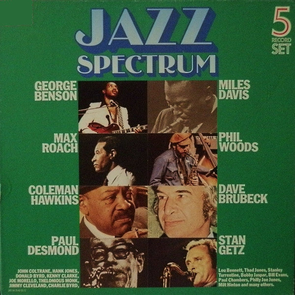 Various ‎– Jazz Spectrum -GREEN- (5LP BOX) T80