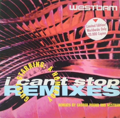 WestBam – I Can't Stop (Remixes) (12" Single) T40