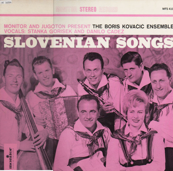 Boris Kovacic Ensemble – Slovenian Songs (LP) E20