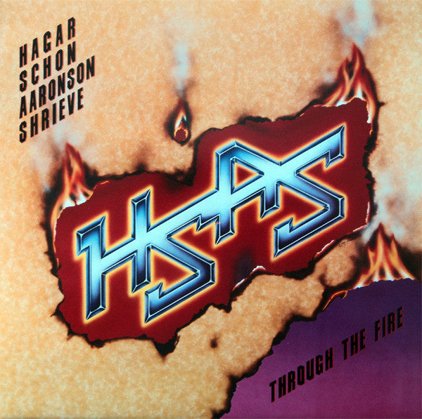 Hagar, Schon, Aaronson, Shrieve – Through The Fire (LP) F50