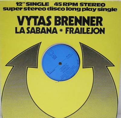 Vytas Brenner – La Sabana / Frailejon / Morrocoy (12" Single) T40