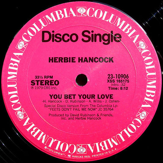 Herbie Hancock – You Bet Your Love / Ready Or Not (12" Single) T10