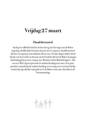 The Beatles scheurkalender 2026