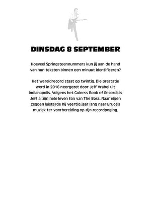 Bruce Springsteen scheurkalender 2026