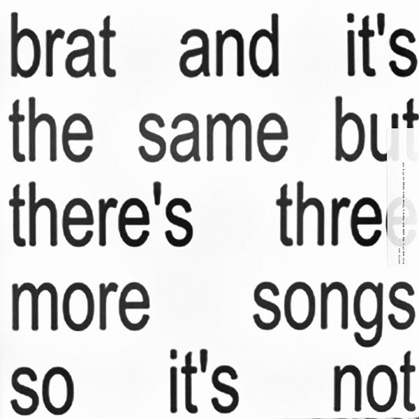 Charli XCX – Brat And It's The Same But There's Three More Songs So It's Not (2LP) (B70)