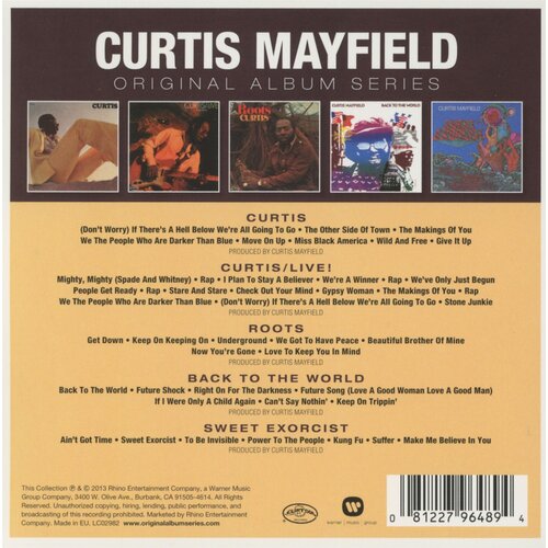 Curtis Mayfield - Original Album Series (5CD)