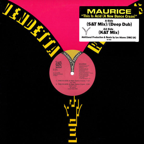 Maurice* – This Is Acid (A New Dance Craze) (12") (T30)