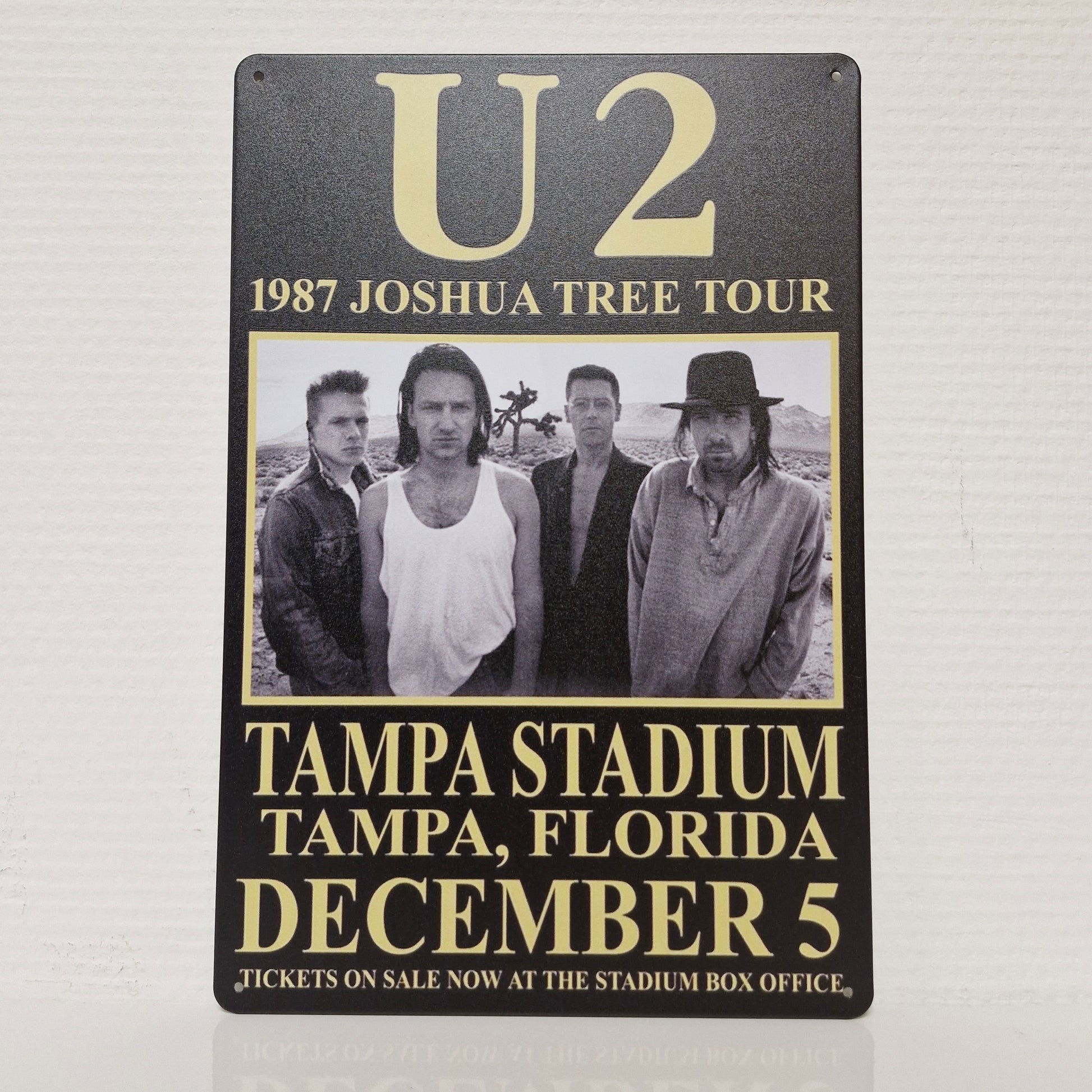 Metalen Wandbord - U2